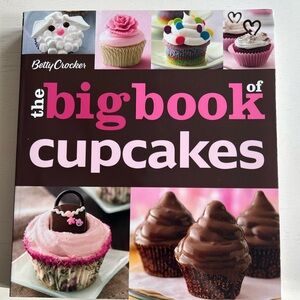Betty Crocker Big Book of Cupcakes - Pink and Brown